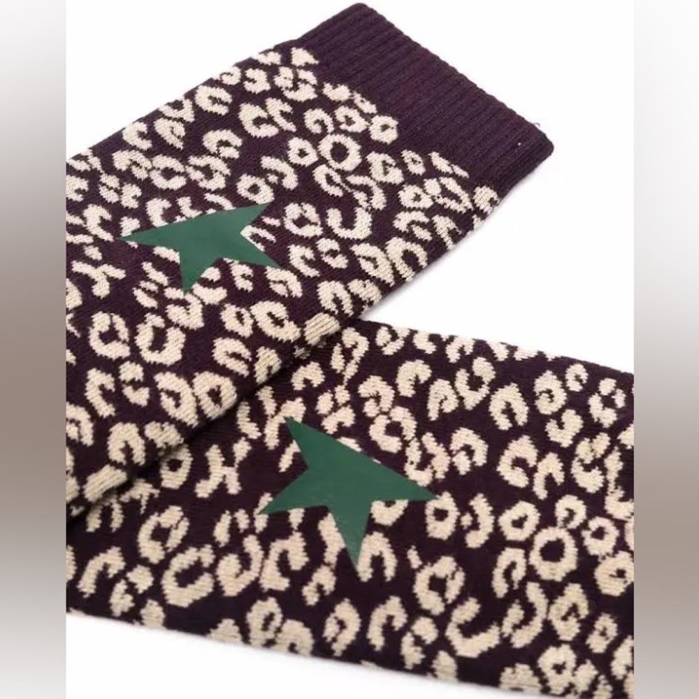 Golden Goose leopard socks